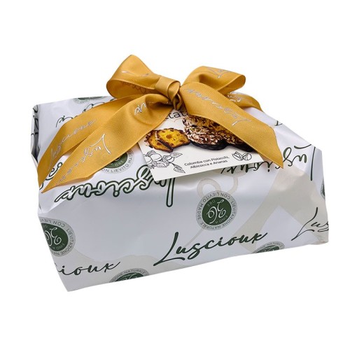 Luscioux Artisan Colomba "Fruity" | Hand wrapping with 750 g bow